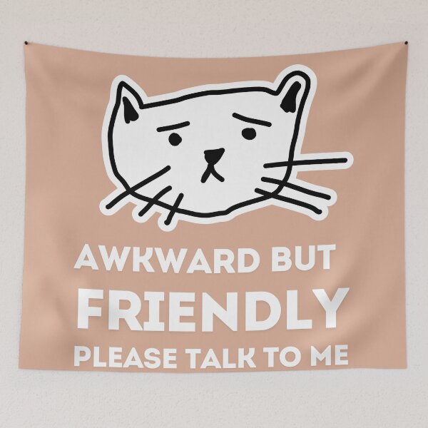 Item preview, Awkward but friendly please talk to me Aposiromantic pronoun badges etsy pronoun badges pride pronoun badges bulk pronoun badges designed and sold by LAVegasVibes .