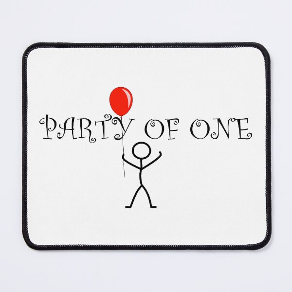 Item preview, Party of One_balloon designed and sold by katink13.