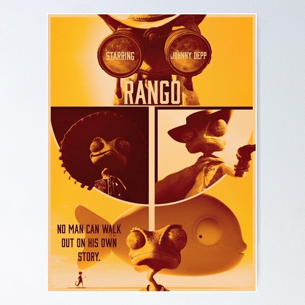 Item preview, Rango - Poster Art designed and sold by Creationsbyjodo.
