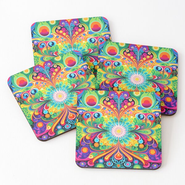 Item preview, 70s Colorful Psychedelic Artwork designed and sold by HLPsychDesigns.