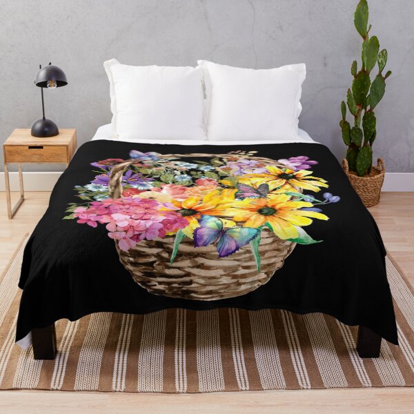 Aperçu de l'œuvre Panier de fleurs créée et vendue par AccessibleShop.