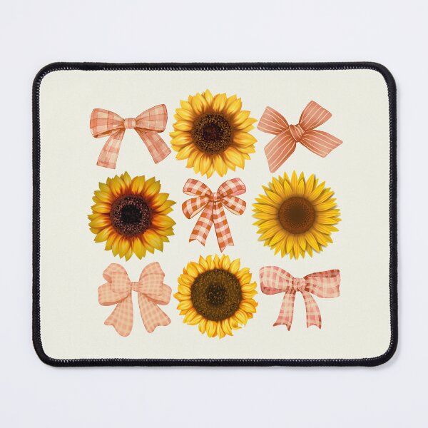 Item preview, Sunflowers Watercolors Coquette Bows Gardeners Womens T-Shirt designed and sold by SunfullyYours.