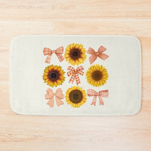 Item preview, Sunflowers Watercolors Coquette Bows Gardeners Womens T-Shirt designed and sold by SunfullyYours.