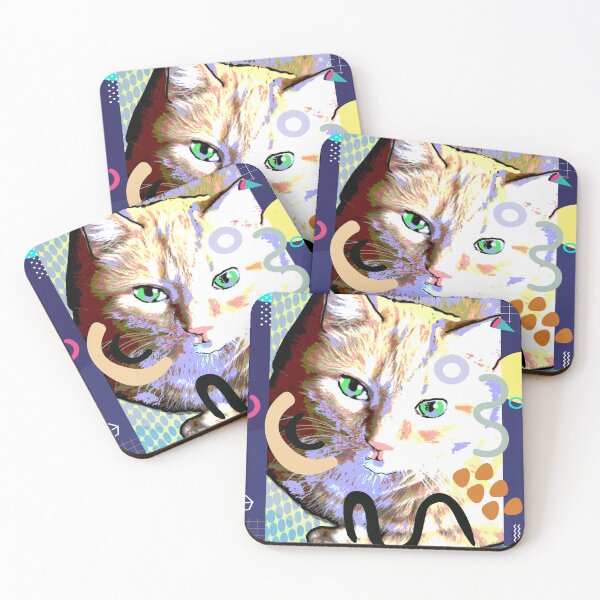 Item preview, Polydactyl Tabby Abstract Kitty designed and sold by dpenn.