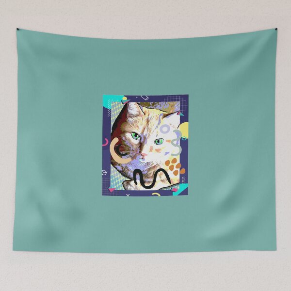 Item preview, Polydactyl Tabby Abstract Kitty designed and sold by dpenn.