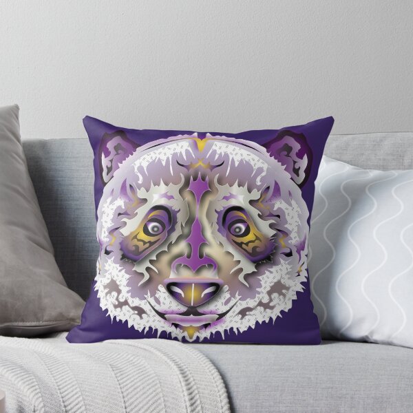 Aperçu de l'œuvre Panda violet créée et vendue par Digital-Defects.