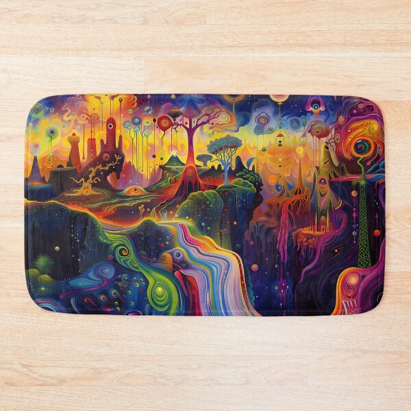 Item preview, Psychedelic Dreamscape of Wonder designed and sold by HarmonicDaze.