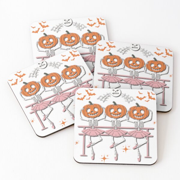 Item preview, Halloween Ballet Pumpkins Skeleton designed and sold by Hotshots Design.