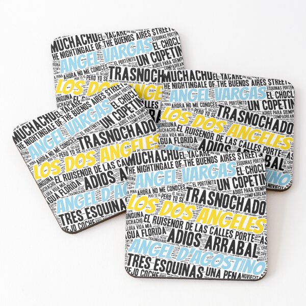 Item preview, Angel Vargas and Angel D'Agostino Tango Song Titles Word Art designed and sold by infinitetango.
