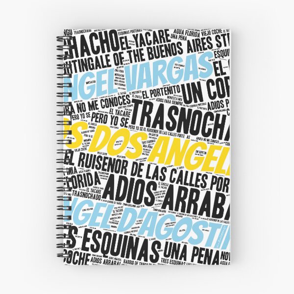 Item preview, Angel Vargas and Angel D'Agostino Tango Song Titles Word Art designed and sold by infinitetango.