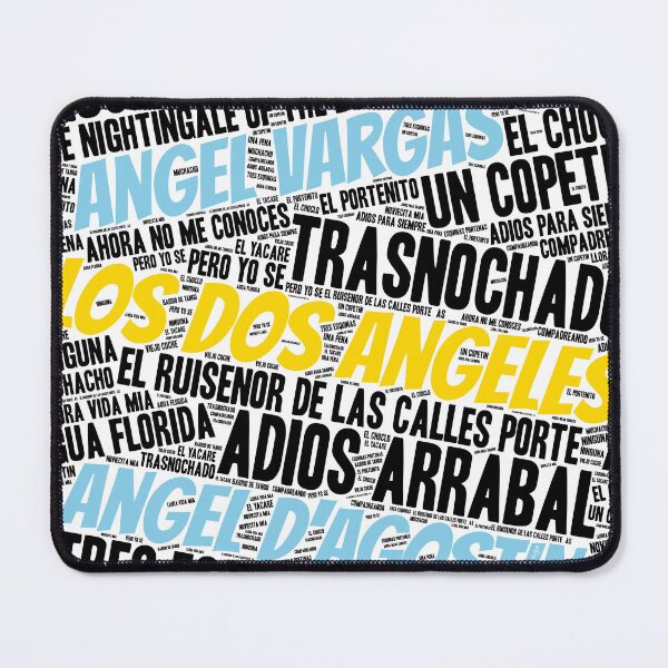 Item preview, Angel Vargas and Angel D'Agostino Tango Song Titles Word Art designed and sold by infinitetango.