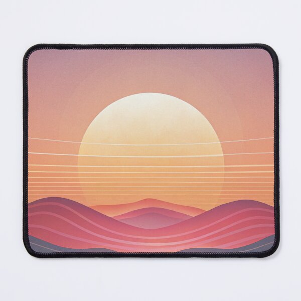 Item preview, sunset mountains lineart aesthetic designed and sold by rlav123.