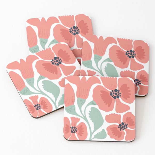 Item preview, flower power pattern designed and sold by Pretty Postcards.