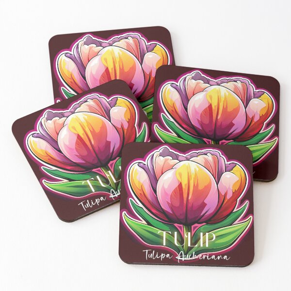 Aperçu de l'œuvre Sticker T-Shirt Motif Fleurs : TULIPE créée et vendue par ForeverPrintsOK.
