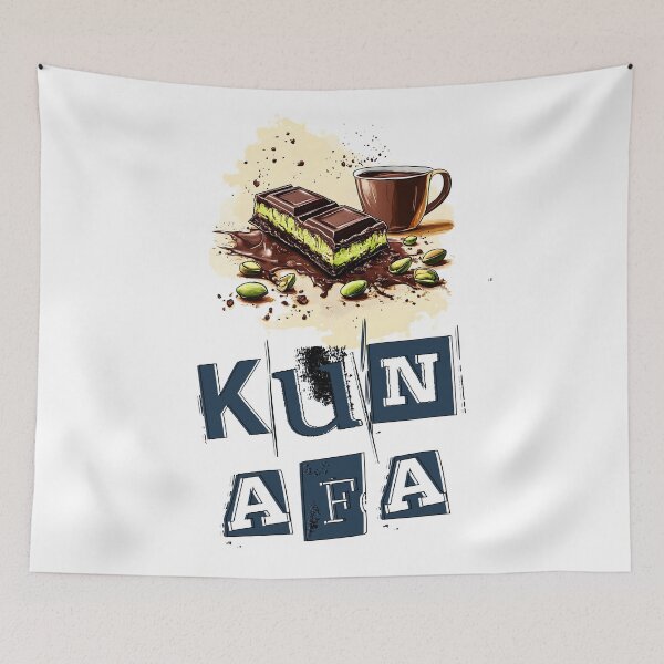 Item preview, Chocolate Kunafa – A Decadent Twist on Tradition- كنافة دبي شوكولاطة فستق حلبي designed and sold by FUNqoosh.