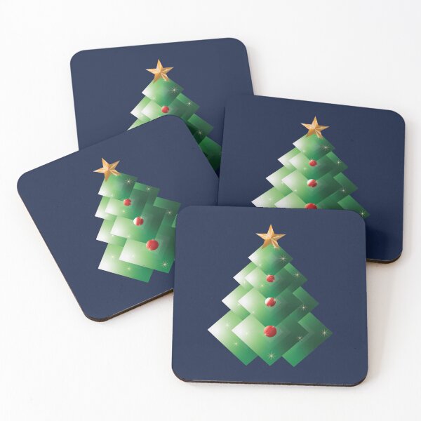 Item preview,  CHRISTMAS TREE CUBISM WITH LUMINOUS BRIGHT COLORS designed and sold by Gihan-Design.