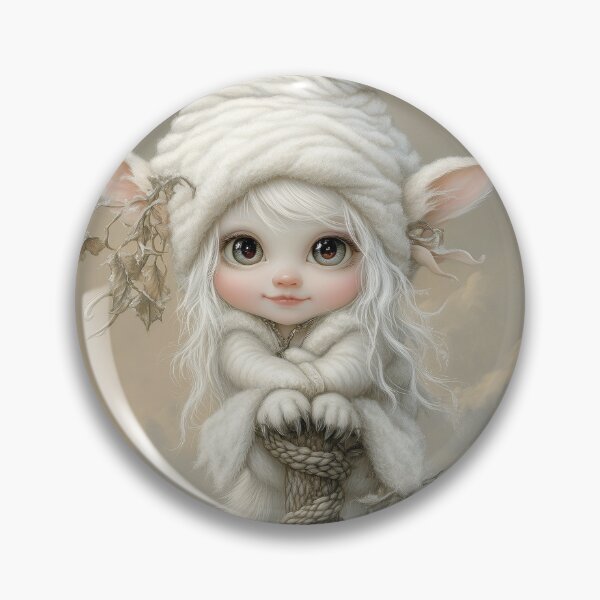 Item preview, Winter elf sitting on top of a pole designed and sold by Labadie2024.