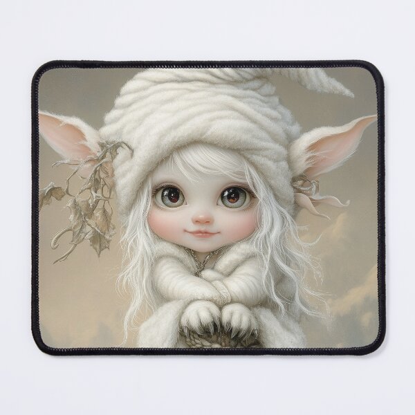 Item preview, Winter elf sitting on top of a pole designed and sold by Labadie2024.