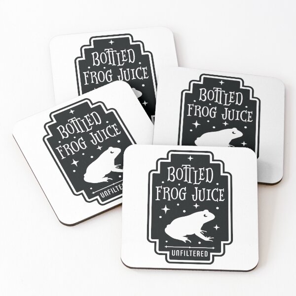 Item preview, Bottled Frog juice Halloween Label designed and sold by CompassandCrate.