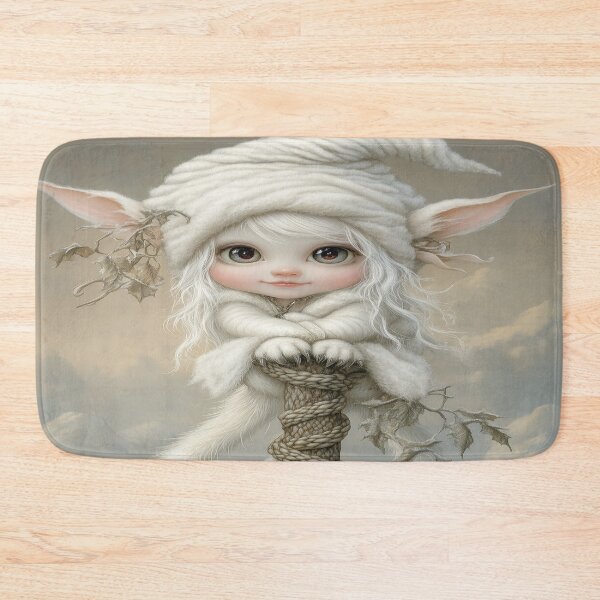 Item preview, Winter elf sitting on top of a pole designed and sold by Labadie2024.