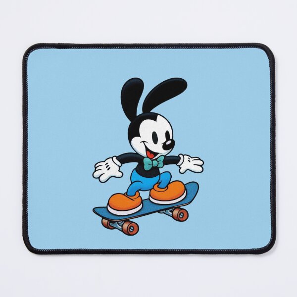 Item preview, Oswald The Lucky Rabbit Skateboarding designed and sold by Myra365Art.