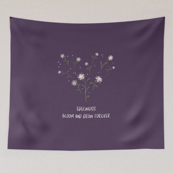 Item preview, Edelweiss - Bloom and Grow Forever designed and sold by TheGoldenMeadow.