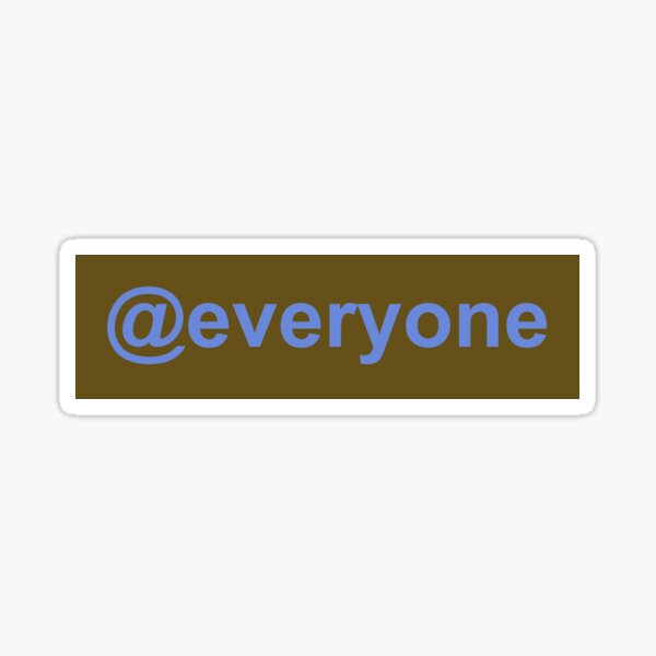 Everyone Ping Sticker By Platnix Redbubble