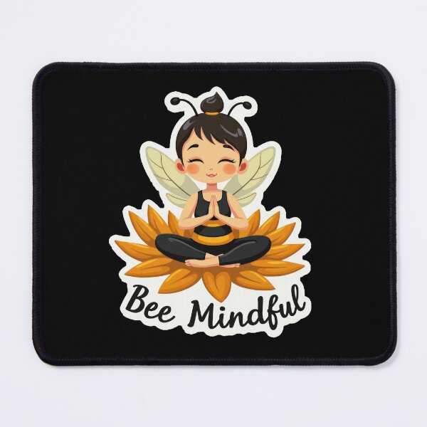 Item preview, Namaste Honey: Cute Bee in Yoga Pose designed and sold by duke818.