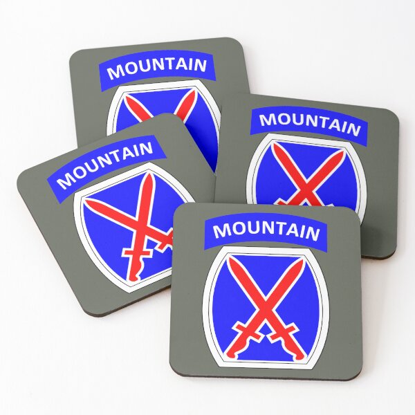 Item preview,  US ARMY MILITARY 10TH MOUNTAIN designed and sold by THE AMERICAN TEEVANGELIST.