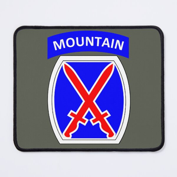 Item preview, US ARMY MILITARY 10TH MOUNTAIN designed and sold by THE AMERICAN TEEVANGELIST.