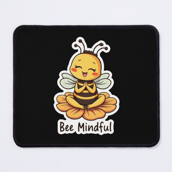 Item preview, Namaste Honey: Cute Bee in Yoga Pose designed and sold by duke818.