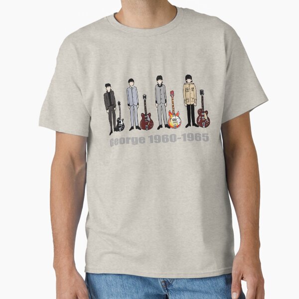 Item preview, George Harrison 1960 - 1965 cartoon doodle with Guitars designed and sold by Kludoman.