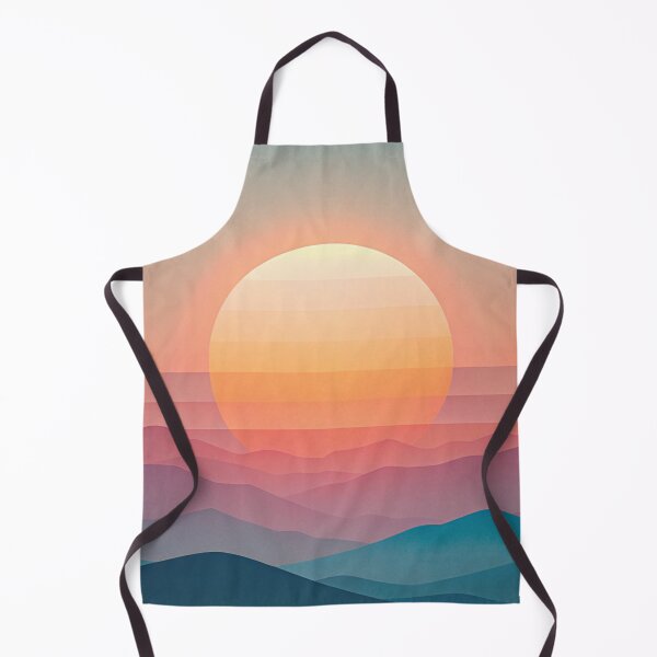 Item preview, sunset mountains lineart aesthetic designed and sold by rlav123.