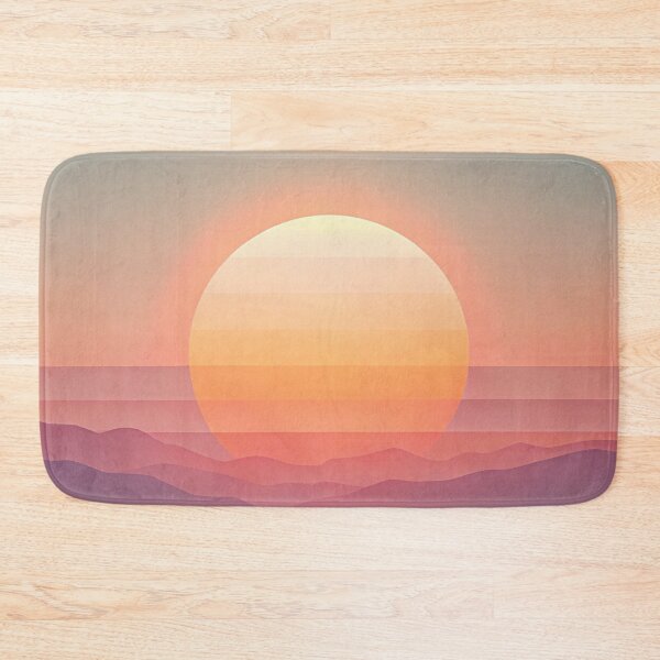 Item preview, sunset mountains lineart aesthetic designed and sold by rlav123.