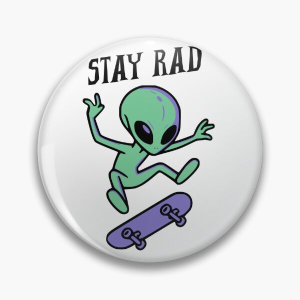 Item preview, Stay Rad Alien designed and sold by DopeRadDesigns.
