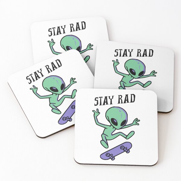 Item preview, Stay Rad Alien designed and sold by DopeRadDesigns.