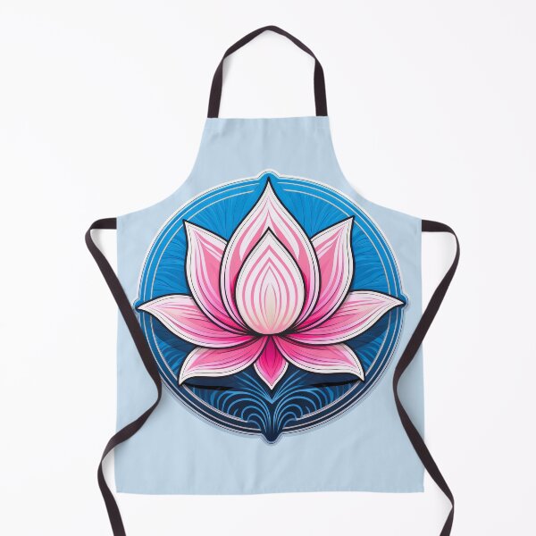 Item preview, a stylized pink lotus flower surrounded by intricate geometric patterns Design. designed and sold by HEMRO.
