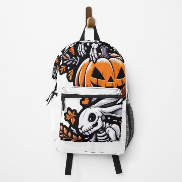 Item preview, skeleton bunny pumpkin halloween designed and sold by Yas_oma.
