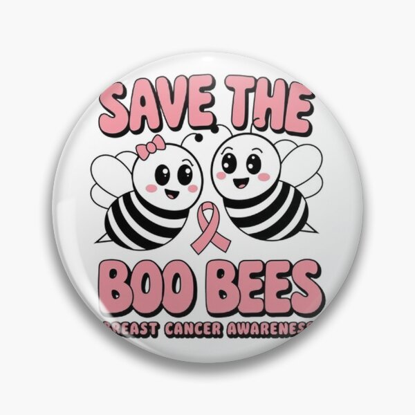 Item preview, Save The Boobees Boo Bees Breast Cancer Halloween Women designed and sold by SztylishDesigns.