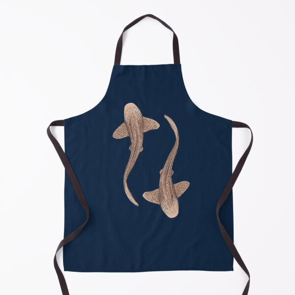 Item preview, DOUBLE ZEBRA/LEOPARD SHARK -stegostoma fasciatum (navy) designed and sold by BEATRIZ ABAITUA.