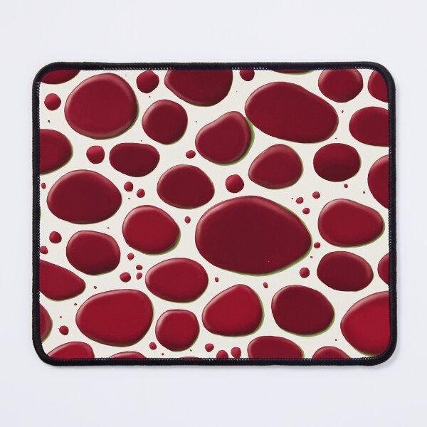 Item preview, PATTERN 050- RUBI WAX - Gift items and personal use / Wax, Rubi, Burgundy, Red, Gemstone, Green,  Garnet, Velvet, Abstract, Broken Glass,  Art designed and sold by LumDesignArt.
