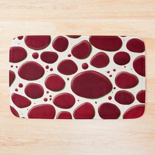 Item preview, PATTERN 050- RUBI WAX - Gift items and personal use / Wax, Rubi, Burgundy, Red, Gemstone, Green,  Garnet, Velvet, Abstract, Broken Glass,  Art designed and sold by LumDesignArt.