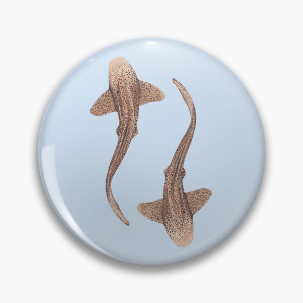 Item preview, DOUBLE ZEBRA/LEOPARD SHARK -stegostoma fasciatum (light blue) designed and sold by BEATRIZ ABAITUA.