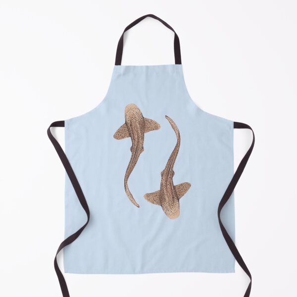 Item preview, DOUBLE ZEBRA/LEOPARD SHARK -stegostoma fasciatum (light blue) designed and sold by BEATRIZ ABAITUA.