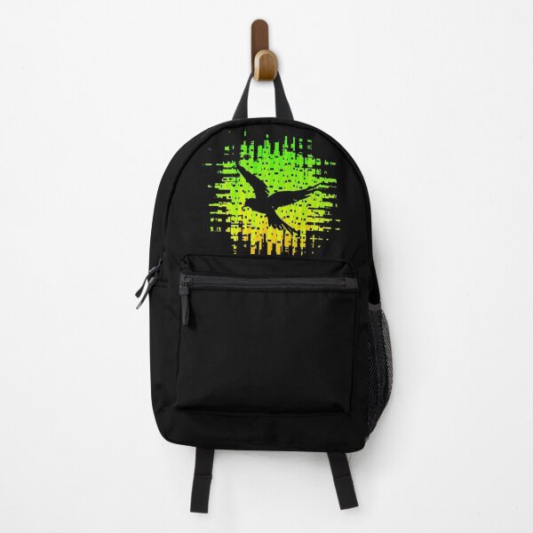 Item preview, Retrofuturistic Nighttime Neon City Bird Retro Black Bird 3 of 4 designed and sold by Beachy.