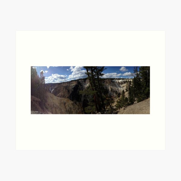 Item preview, Canyons Panoramic View Yellowstone National Park designed and sold by CharmsDesign.