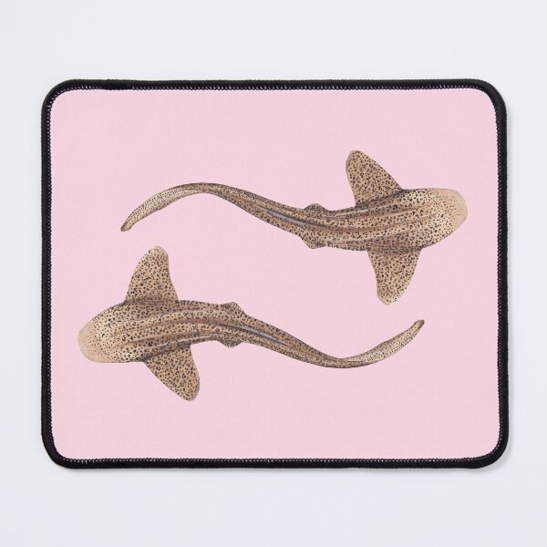 Item preview, DOUBLE ZEBRA/LEOPARD SHARK -stegostoma fasciatum (light pink) designed and sold by BEATRIZ ABAITUA.