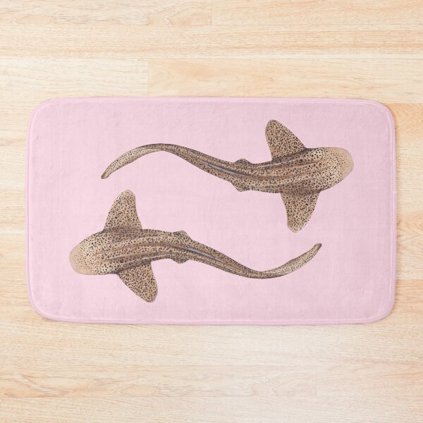 Item preview, DOUBLE ZEBRA/LEOPARD SHARK -stegostoma fasciatum (light pink) designed and sold by BEATRIZ ABAITUA.