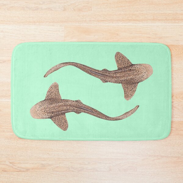 Item preview, DOUBLE ZEBRA/LEOPARD SHARK -stegostoma fasciatum (mint green) designed and sold by BEATRIZ ABAITUA.