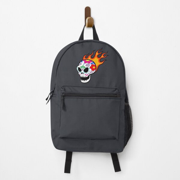 Item preview, Flaming Day of the Dead Calavera designed and sold by Omar-Ero.